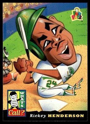 1994 Upper Deck Fun Pack Rickey Henderson Oakland Athletics #213 - Image 1 of 2