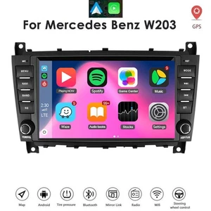 For Mercedes Benz W203 C200 C230 C280 Android 13 Car Stereo Radio GPS BT CarPlay - Picture 1 of 12