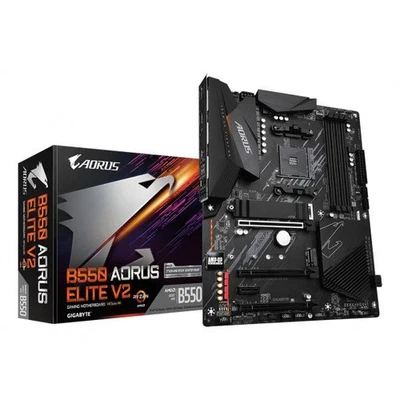 GIGABYTE B550 AORUS ELITE V2 SCHEDA MADRE FORM ATX CHIPSET AMD B550 SOCKET AM4 - Immagine 1 di 4