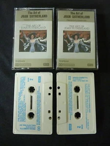 THE ART OF JOAN SUTHERLAND AUSSIE DOUBLE CASSETTE TAPE! - Picture 1 of 3