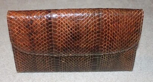 Vintage 1950's Alligator Evening Purse Clutch Handmade Hong Kong - Picture 1 of 6