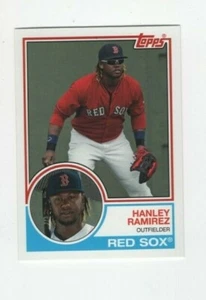 2015 TOPPS ARCHIVES RETRO 1983 HANLEY RAMIREZ BOSTON RED SOX #281 - Picture 1 of 10