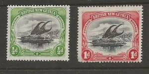NUEVA GUINEA (YO-7-780) 1901 SG 1 Y 2 1⁄2d NEGRO/YEL/GRN 1d NEGRO/COCHE P 14 FINO MM/MH - Imagen 1 de 1