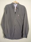 Columbia Shirt Mens Large Olive Tan Gingham Long Sleeve Button Down Gorp