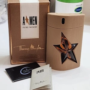 Thierry Mugler A*Men Pure Wood 3,4 Oz. 100 ml Eau De Toilette NEU IM KARTON - Bild 1 von 7