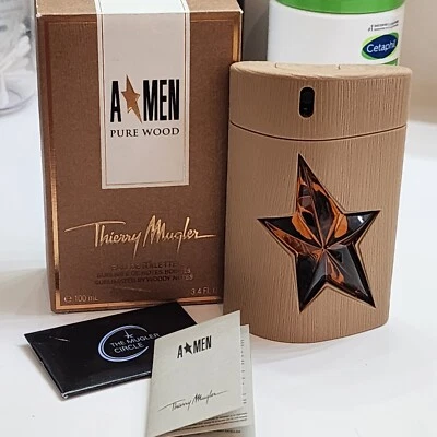 Thierry Mugler A*Men Pure Wood 3.4oz 100ml Eau De Toilette NEW IN BOX - image 1 of 4