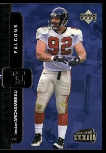 Lester Archambeau 1999 Upper Deck Super Bowl XXXIII #9 Atlanta Falcons - Bild 1 von 2
