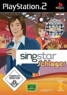 PS2 / Sony Playstation 2 Spiel - SingStar Schlager mit OVP - Bild 1 von 4