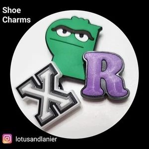 Crocs "Oscar the Grouch" Charms Set of 3 - Picture 1 of 2