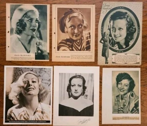 Lot/Collection of 6 Joan Crawford Photo & Prints - Picture 1 of 3