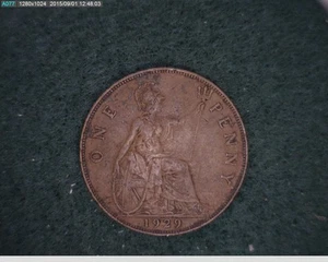 1929 Georgvis V Del Gra Britt OHN REX FID DEF IND IMP (#41s123) - Imagen 1 de 2