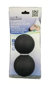 Bolas de Goma de Acupresión Doble Rollo Rejuvenecer Nuevas Zenzation Atletismo Músculos - Imagen 1 de 3