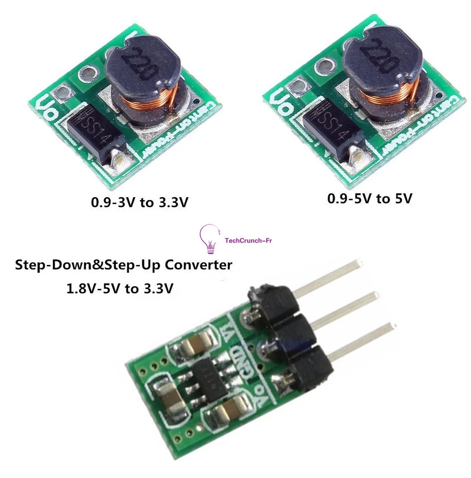 DC-DC Step Down/Step Up Converter 1.8V-5V to 3.3V ESP8266 CC1101 Wifi Bluetooth - Image 1 of 1