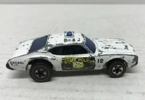 Vintage 1969 Hot Wheels Redline Olds 442 STATE POLICE CRUISER Redlines Diecast - Picture 1 of 5