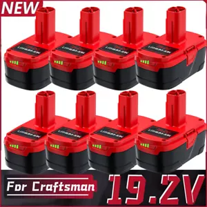 8~1 Pack 19.2Volt For Craftsman C3 DieHard Lithium Ion Battery 11375 PP2030 NEW - Picture 1 of 6