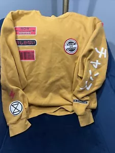 Fanjoy x Colby Brock Herren Now or Never Sweatshirt senfgelb • groß - Bild 1 von 3