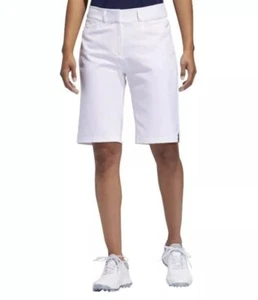 Adidas Ultimate Club Bermuda Golf Shorts DQ2121 White 14 - Picture 1 of 9