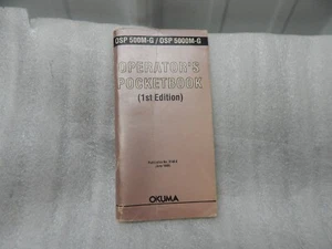 Okuma Operator's Pocketbook OSP500M-G / OSP 5000M-G Bearbeitungszentrum Tasche Manu - Bild 1 von 2