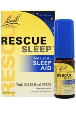 Bach Original Remedios Florales Rescate Sueño Natural Ayuda para Dormir Spray 7 ml 5/26 Foto 1 de 4