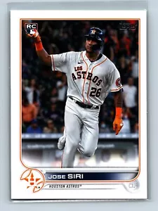 2022 Topps Series 2 - Image Variation #599 Jose Siri (RC) - Bild 1 von 2