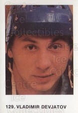 1973-74 Swedish Hockey Stickers #129 Vladimir Devjatov