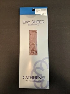 NEU Catherines Nylons Strumpfhose Übergröße durchsichtig Sandalfuß Baumwolle Zwickel USA C1 - Bild 1 von 6