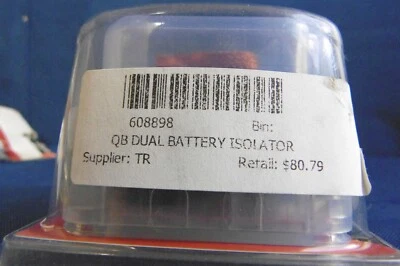 QB 608898 DUAL BATTERY ISOLATOR W/OUT WIRING KIT - Image 1 of 2