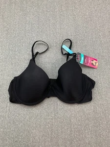 Soutien gorge t-shirt Maidenform femme 36C noir rembourré 4 voies stretch bretelles réglables - Photo 1/12
