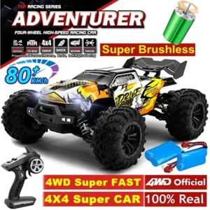 Hot New 4WD Brushless RC Car Off Road 4x4 High Speed Fast 80KM/H Truck Drift Toy - Picture 1 of 42