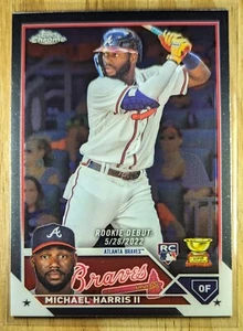 2023 Michael Harris RC Rookie Debut Topps Chrome Update Atlanta Braves #USC153 - Picture 1 of 2