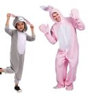 Plush Long Sleeved Sleepwear Cosplay Costumes Easter Jumpsuit  Boy