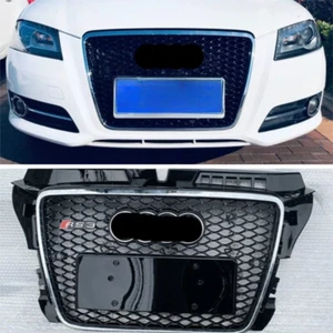 Parachoques delantero Henycomb parrilla para AUDI A3 S3 RS3 2008 2009 2010 2011 2012 - Imagen 1 de 4