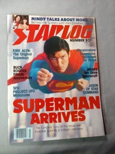 Starlog Magazine #20 Superman Arrives Buck Rogers March 1979 VF+ - Imagen 1 de 14