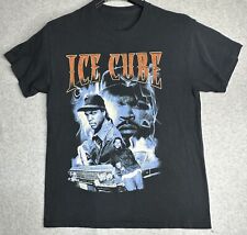 Ice Cube Shirt Adult Medium Black Red Crewneck Hip Hop Rap Tee Music Mens