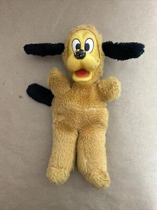 Vintage Pluto Plush With Rubber Face. Walt Disney 50’s 9” - Picture 1 of 6