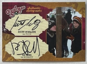 A Christmas Story Scott Schwatz RD Robb Dual Autograph SSRR 115/205, Cryptozoic - Picture 1 of 2
