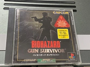 SONY Playstation PS1 Biohazard Gun Survivor Resident Evil PS1 JPN CAPCOM - Picture 1 of 8