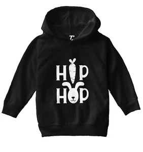 Hip Hop Easter Rabbit - Bunny Carrott Holiday Music Rap Toddler/Youth Hoodie - Picture 1 of 12