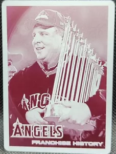 MIKE SCIOSCIA 2010 Topps Franchise History PRINTING PLATE SP #1/1 Angels One of - Picture 1 of 2