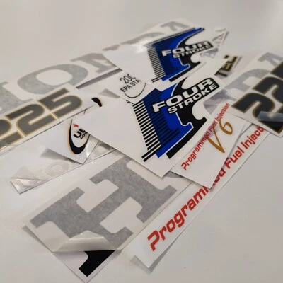 Replacement Decal Set fits Honda 225hp / 225 Four Stroke 2002-2007 Outboard - Image 1 of 4