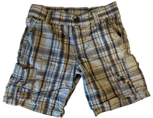 Wrg Jeans Co Boys 5 Regular Plaid Cargo Shorts - Picture 1 of 2