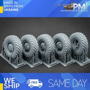 ScaleX WM-35016S 1/35 GAZ Tiger V2(with shield) Sagged wheel set for Meng - Picture 1 of 3