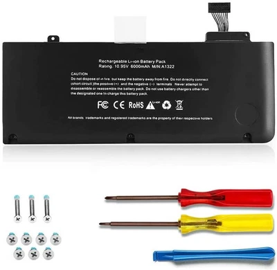 Bateria A1322 para Apple Macbook Pro 13 polegadas A1278 meados de 2012 2010 2009 início de 2011 - Imagem 1 de 4