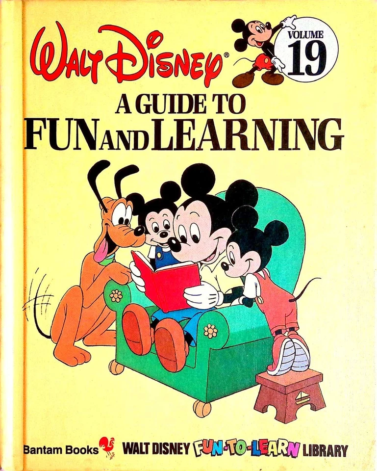A Guide to Fun & Learning (Walt Disney Fun-To-Learn Library #19) 1983 HC - Image 1 of 1