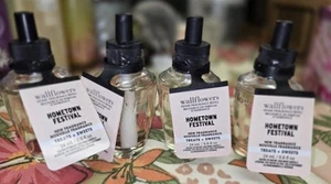 4 Bath & Body Works HOMETOWN FESTIVAL Wallflower Fragrance Refills - Picture 1 of 2