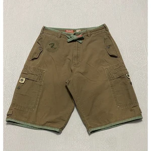 Pantalones Cortos de Carga Vintage Akademiks Utilitarios Exterior Marrón Militar Senderismo Y2K Para Hombres L - Imagen 1 de 14