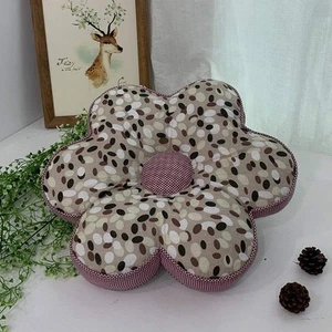 Flower Shaped Chair Pad Farmhouse Floral Print Chair Seat Cushion Pad Soft Co... - Picture 1 of 1