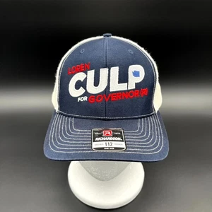 Loren Culp For Governor Truckermütze Richardson 112 Herren blau Druckknopflasche Netzrücken - Bild 1 von 18