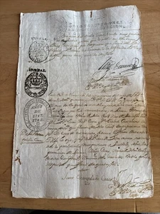 Italy Italian one page document from 1748 277 years old antique - Picture 1 of 3