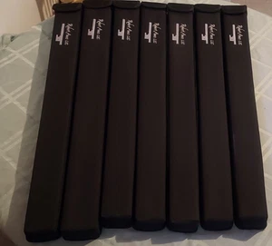 Robert Ames LLC. Estuche de violín con arco único madera dura clara con correa lote de 7 NOS - Imagen 1 de 7